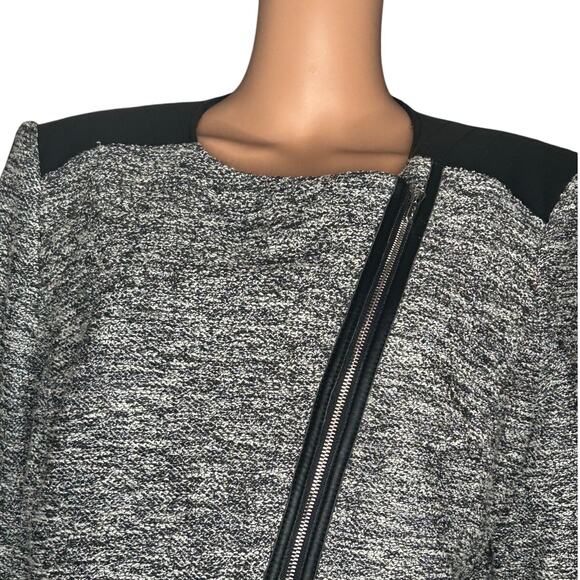 Calvin Klein Asymmetrical Moto-style blazer jacket - Picture 2 of 7